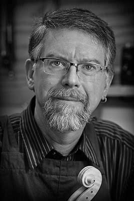 Photo of David Van Zandt in his workshop